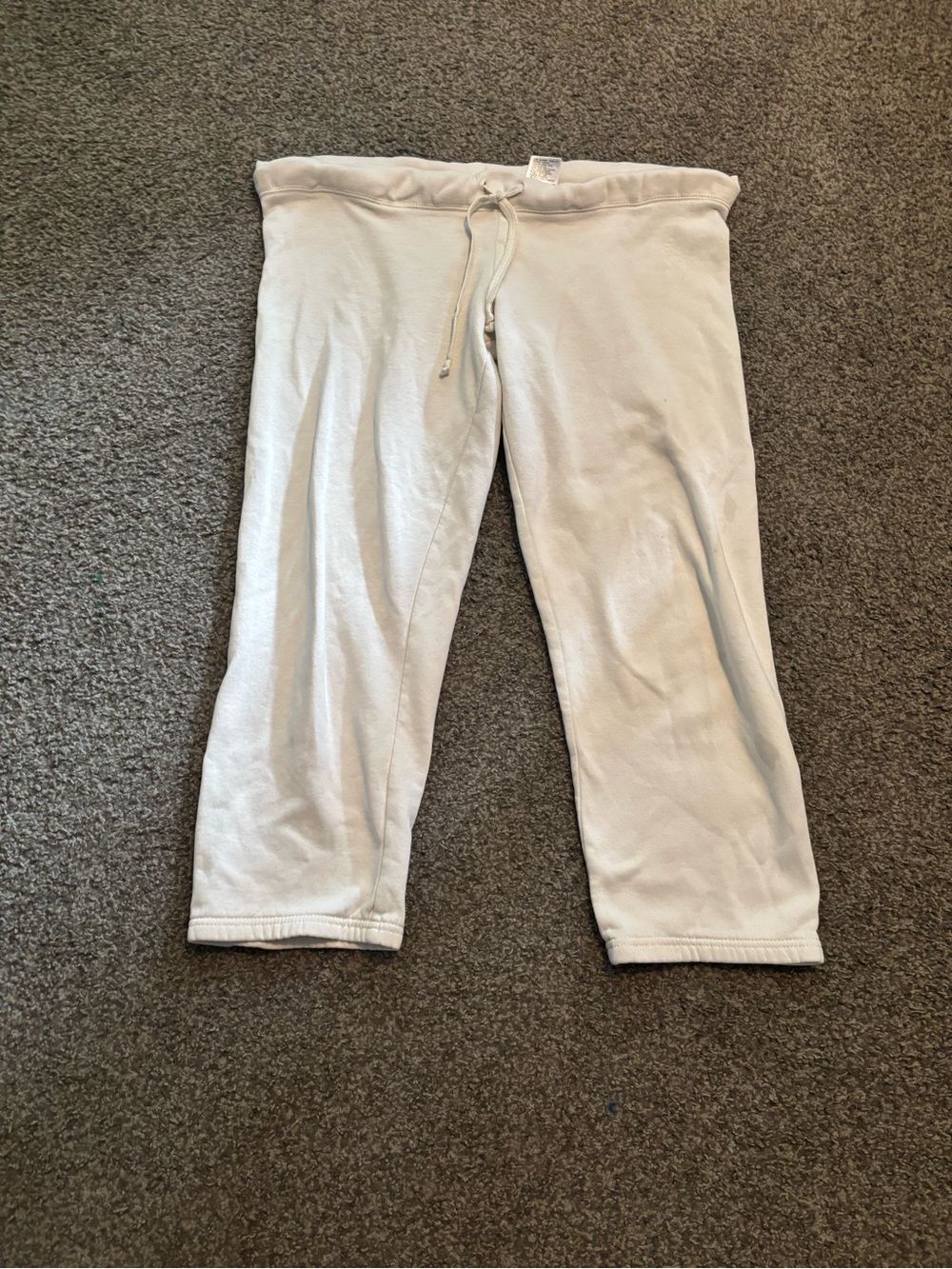 No Boundaries Light Gray Men's Drawstring Sweatpants